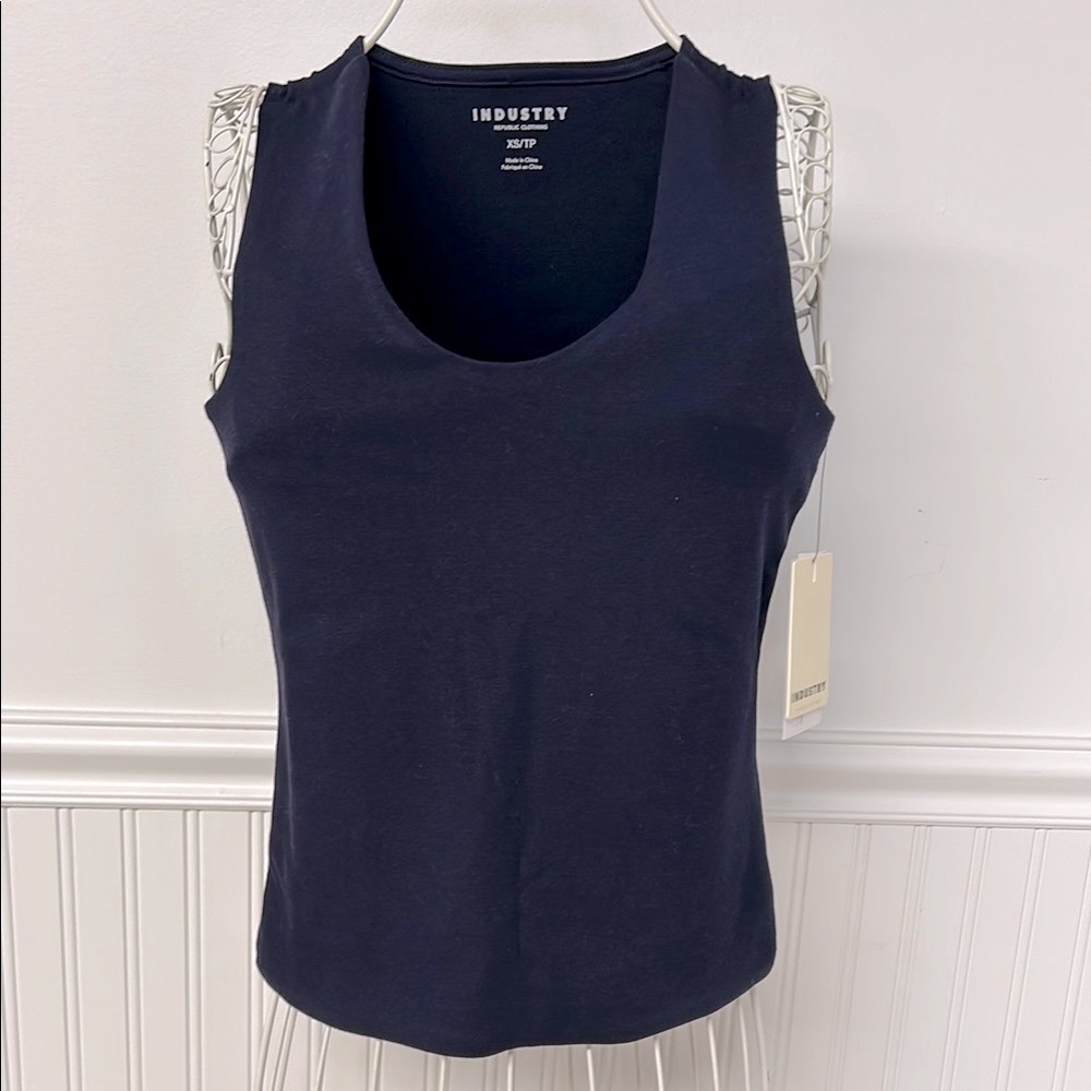 NWT Industry republic clothing Navy Blue Tank Top